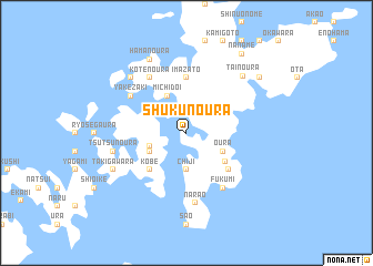 map of Shukunoura