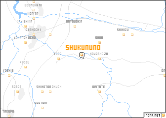 map of Shukununo