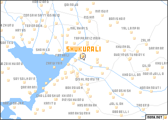 map of Shukur ‘Alī