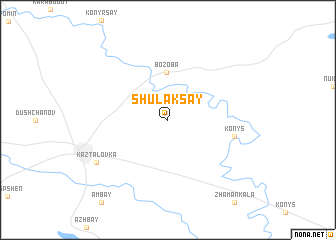 map of Shulaksay