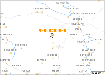 map of Shulʼganuvka