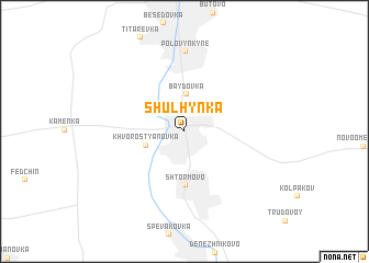 map of Shulʼhynka