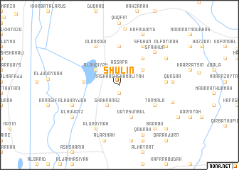 map of Shūlīn