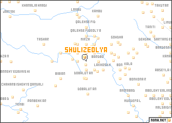 map of Shūlīz-e ‘Olyā