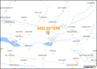 map of Shuluk-Tepa