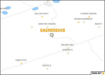 map of Shumanovka