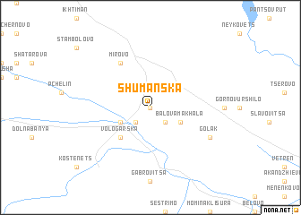 map of Shumanska