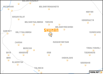 map of Shuman