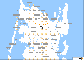 map of Shumba-Vyamboni