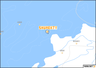 map of Shumekty