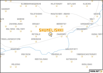 map of Shumelishki