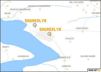 map of Shumerlya