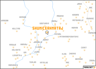 map of Shumicë-Ahmataj