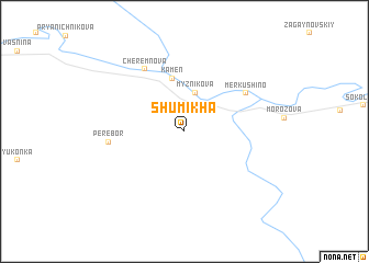 map of Shumikha