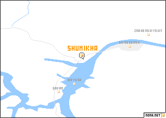 map of Shumikha