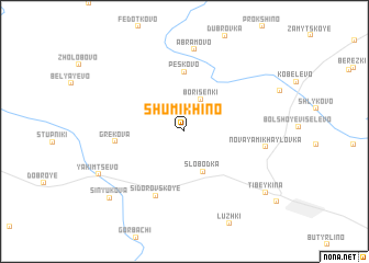 map of Shumikhino