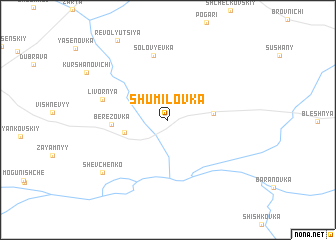 map of Shumilovka