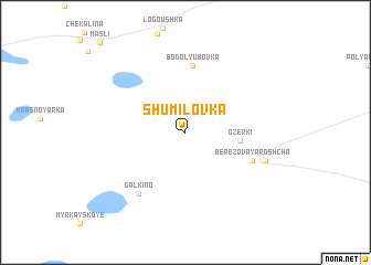 map of Shumilovka