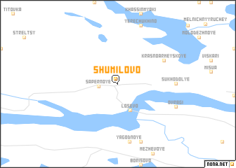 map of Shumilovo