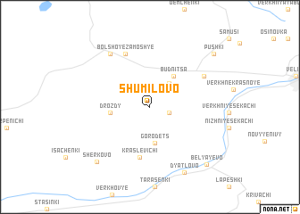 map of Shumilovo