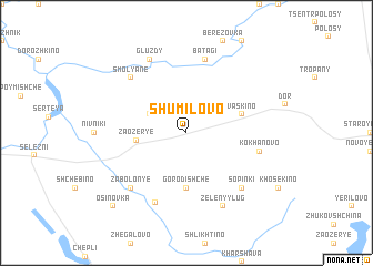 map of Shumilovo