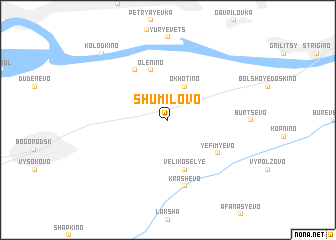 map of Shumilovo