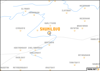 map of Shumilovo