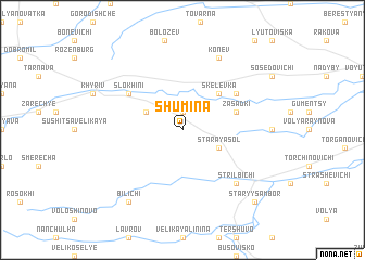 map of Shumina