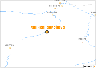 map of Shumkova Pervaya