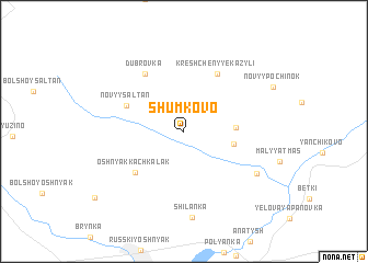 map of Shumkovo