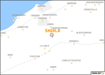 map of Shumla