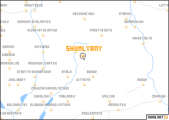 map of Shumlyany