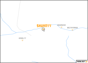 map of Shumnyy