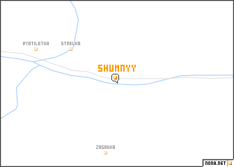 map of Shumnyy