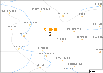 map of Shumok