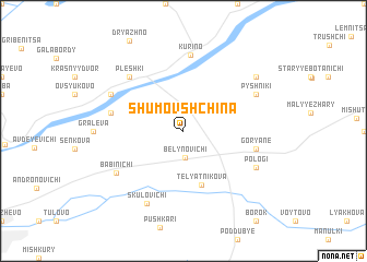 map of Shumovshchina