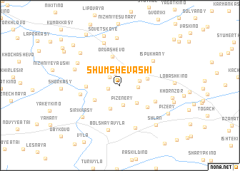 map of Shumshevashi