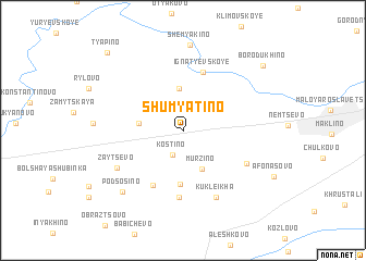 map of Shumyatino