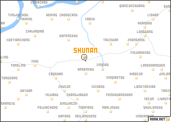 map of Shun\