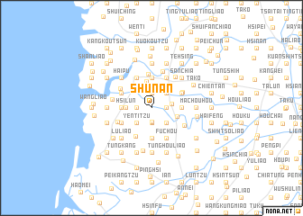 map of Shun-an