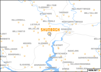 map of Shunbagh