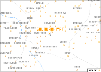 map of Shundākhīyāt