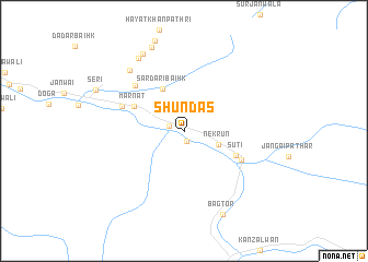 map of Shundās