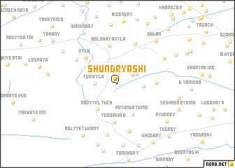 map of Shundryashi