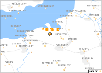 map of Shunduk