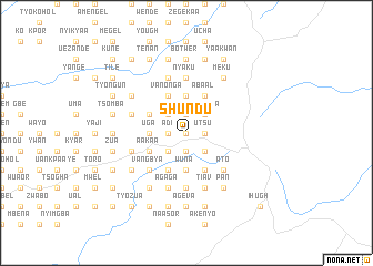 map of Shundu