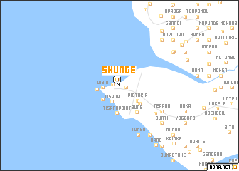 map of Shunge