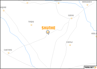 map of Shunhe