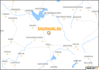 map of Shunhualou