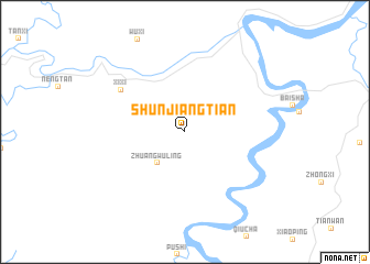 map of Shunjiangtian